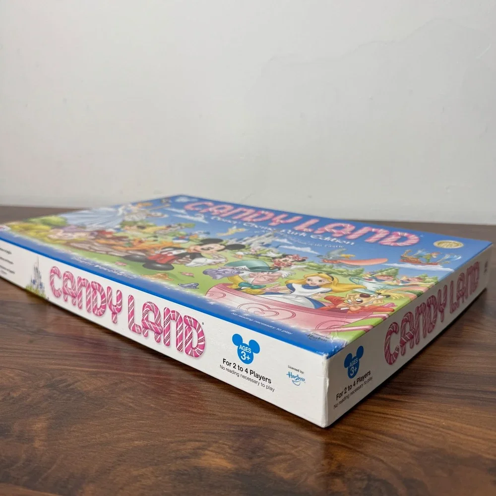 Candy Land The Disney Theme Park Edition Board Game 2009 Hasbro USA Complete